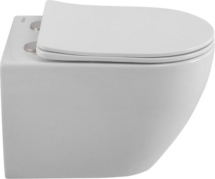 Унитаз подвесной Cezares Stylus-Tor безободковый CZR-6601-TH-TOR/SC (детальная фотография), подвесные, встраиваемые