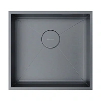 Мойка для кухни Omoikiri Kasen 48-26-INT-GM 48 см вороненая сталь