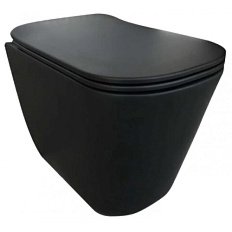 Унитаз напольный Kerasan Tribeca черный матовый