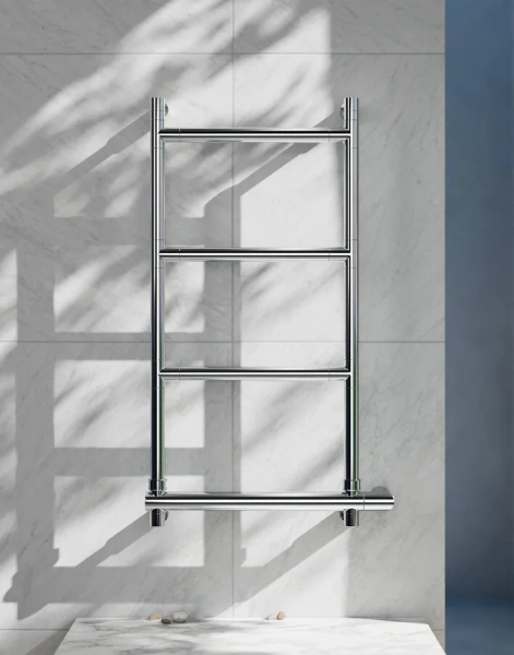 Полотенцесушитель Margaroli Sereno 582 электрический 5823204CRNB (детальная фотография), без полки, неповоротные