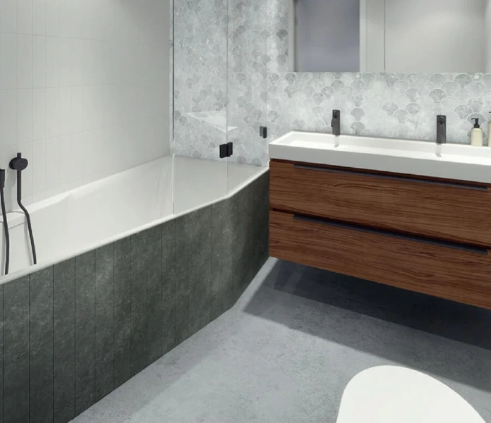 Ванна акриловая Riho Rething Space 006005 160x75 см заполнение через перелив (детальная фотография), угловые, приставные