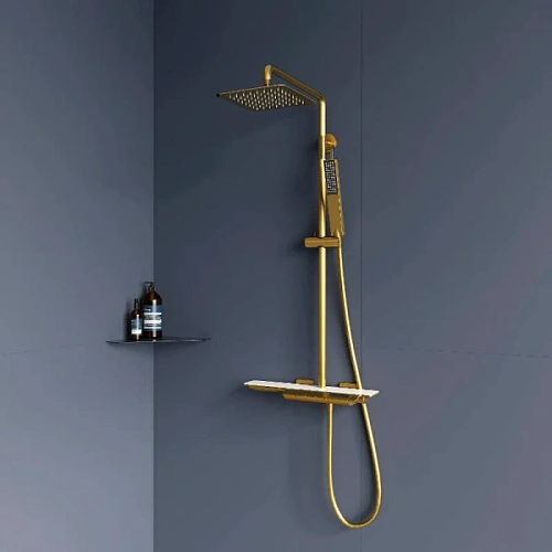 Душевая стойка RGW Shower Panels золото - фото 4