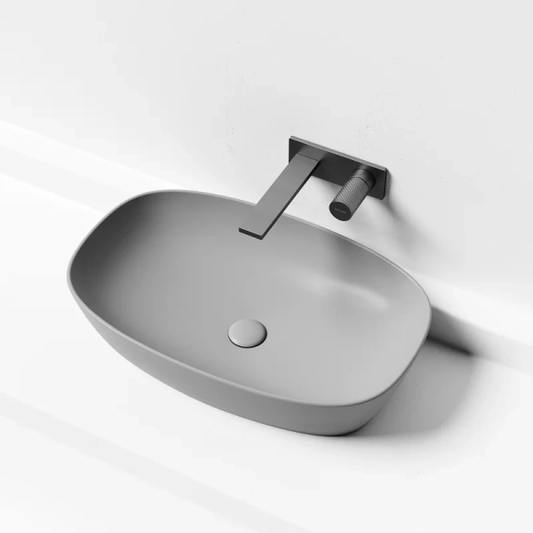 Смеситель для раковины Sancos Nexus вороненая сталь SC9013GG (детальная фотография), современные, hi-tech