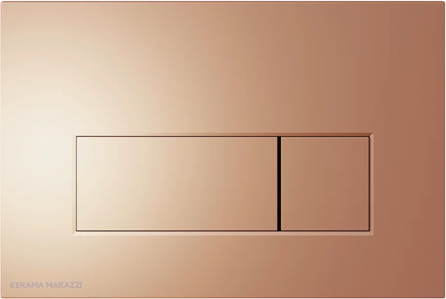 Клавиша смыва Kerama Marazzi розовое золото матовое FPS.A.RGM (детальная фотография)