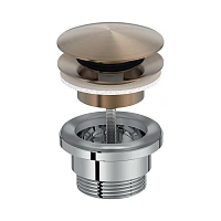 Донный клапан Jacob Delafon матовое золото