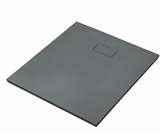 Душевой поддон WasserKRAFT Elbe 90x90 см черный