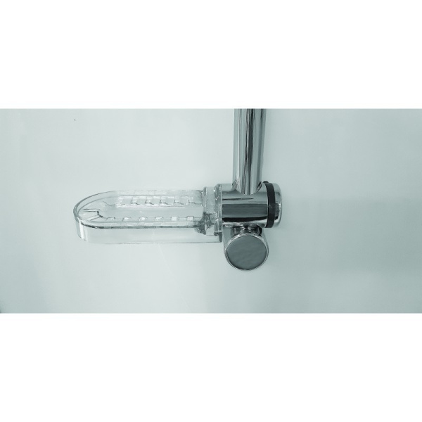 Душевая кабина WeltWasser WW500 120x120 см с поддоном WW500 EMMER 12015 (детальная фотография), со стеклянными задними стенками