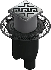 Душевой трап BERGES PLATZ Norma 061 15 см с решеткой