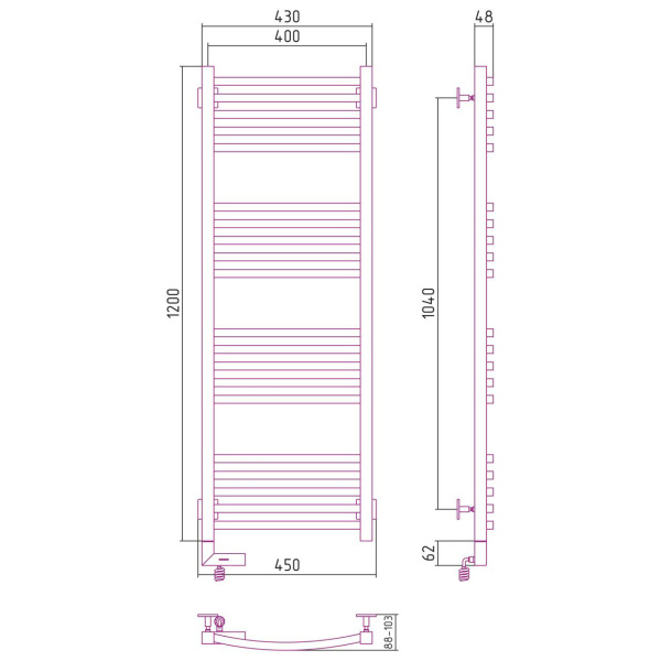 Схема (детальная фотография), хром