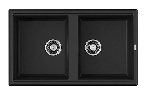 Мойка для кухни Omoikiri Tedori 86-2-BL 86 см черная - фото 3
