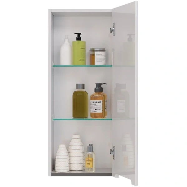 Шкаф подвесной Lemark Buno 35 см белый глянец LM04B35PL (детальная фотография), 35 см