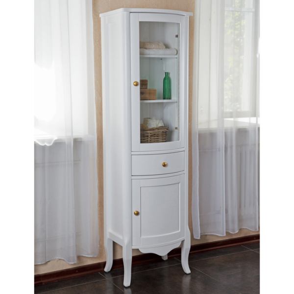 Шкаф-пенал для ванной La Beaute Lorette CLO (детальная фотография), напольные