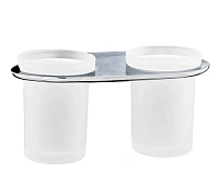Стакан для ванной WasserKRAFT Kammel двойной