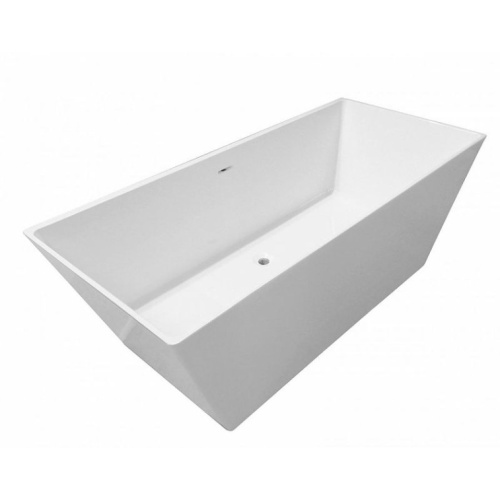 Ванна из литьевого мрамора Эстет Манхэттен 175x77 см белая глянцевая ФР-00006566 (детальная фотография), современныe, hi-tech