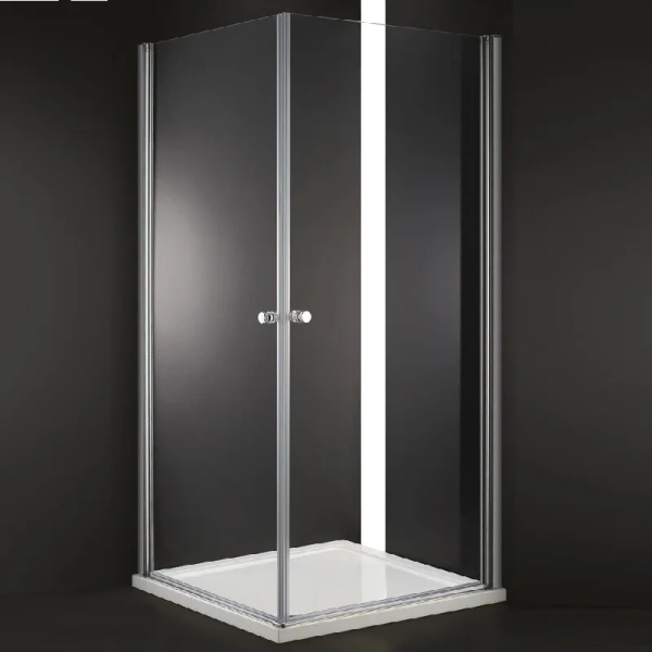 Душевой уголок Cezares Elena 90x90 см стекло прозрачное ELENA-W-A-2-90-C-Cr (детальная фотография)