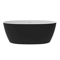 Ванна акриловая Delice Rondo 170х76 см черная матовая