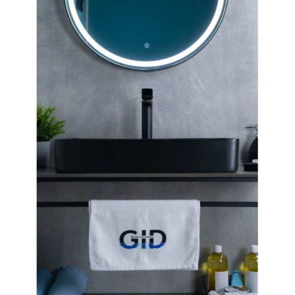 Раковина GID Geometrico Bm9396 60 см черная матовая 53344 (детальная фотография), накладные (на столешницу)