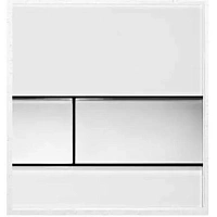 Клавиша смыва, цвет стекла зелёный, цвет кнопки хром, Tece TECEsquare Urinal 9242805