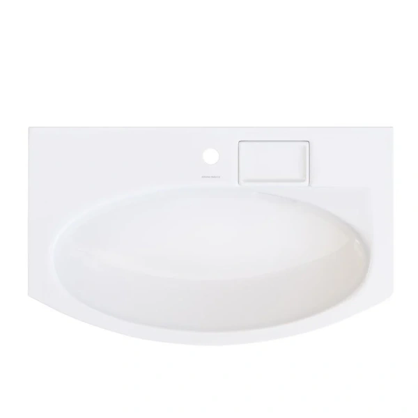 Раковина мебельная Kerama Marazzi Riva 80 см белая RV.wb.80 (детальная фотография) index_2