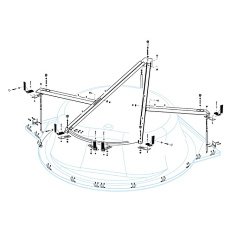 Каркас для акриловой ванны Cezares Fi Corner 144 см металлический