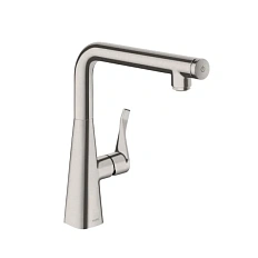 Смеситель для кухни однорычажный Hansgrohe Metris Select 260 нержавеющая сталь 14847800