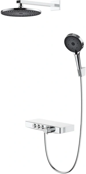 Душевой комплект BERGES Morans хром 075003 (детальная фотография), душевые комплекты, наборы