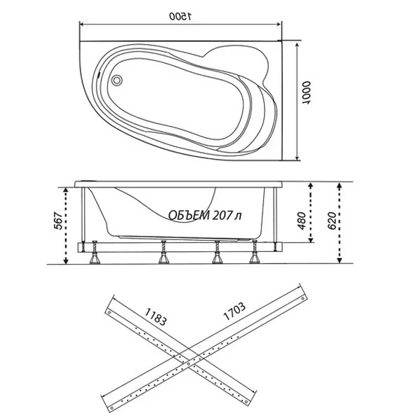 Схема (детальная фотография), 150x100 см