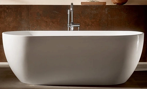 Акриловая ванна Abber 172х79 см белая - фото 1