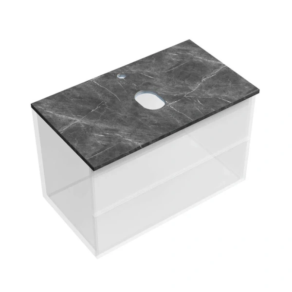 Столешница Sancos 80 см с отверстием под смеситель black sky TT80A1X (детальная фотография) index_1