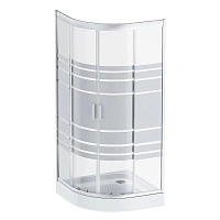 Душевой уголок Am.Pm Tender 90x90 см профиль хром, стекло прозрачное