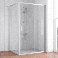 Душевой уголок профиль золотой стекло прозрачное Vegas-glass