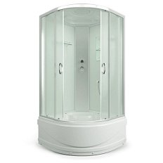 Душевая кабина Erlit Comfort 100х100 см стекло матовое