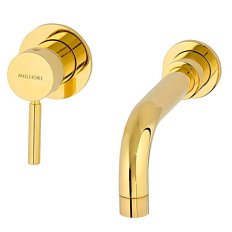 Смеситель для раковины Migliore Fortis Gold золото