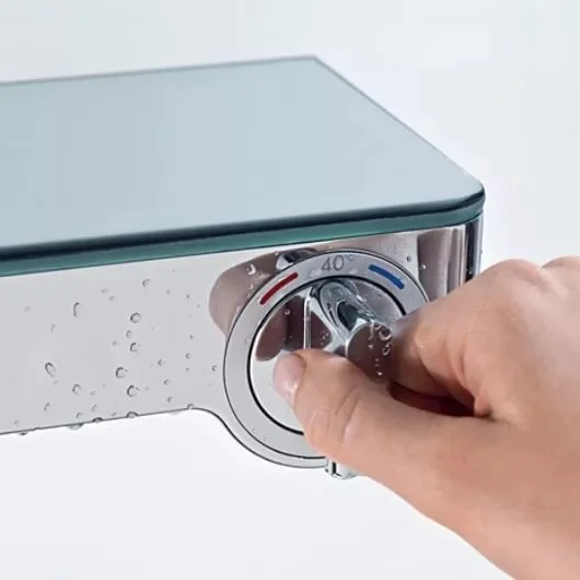 Смеситель для душа Hansgrohe Ecostat Select хром 13111000 (детальная фотография), с термостатом