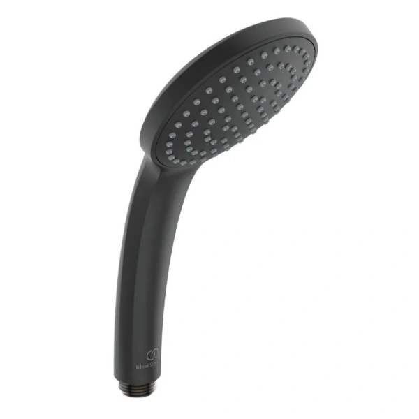 Душевая стойка Ideal Standard Ceratherm T25 термостатическая черная матовая A7546XG (детальная фотография), с термостатом