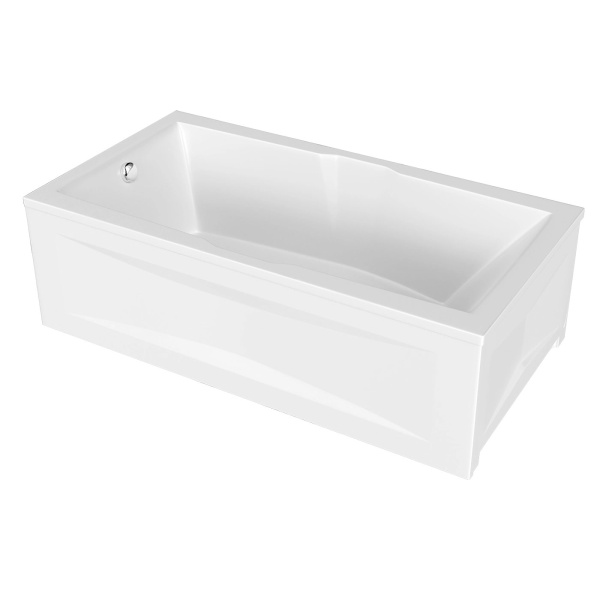 Ванна акриловая 1Marka Korsika 190х100 см приставная 01кр1910 (детальная фотография), акриловые