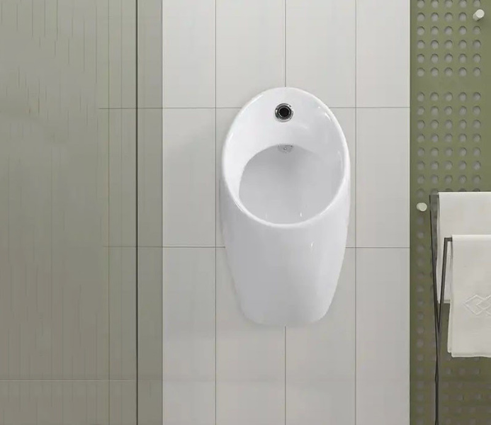 Писсуар подвесной Ceramalux с ик-датчиком X560S (детальная фотография), белые