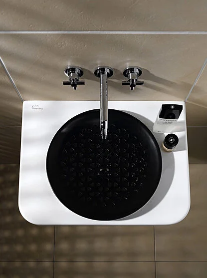 Раковина VitrA Water Jewels 40 см черная 4334B070-0016 (детальная фотография), 40 см