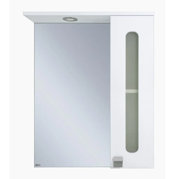 Зеркальный шкаф с подсветкой Misty Урал 60 см левый Э-Ура-04060-021Л (детальная фотография), 60 см