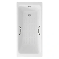 Ванна чугунная Delice Parallel 170x70 с ручками