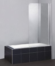 Шторка для ванны BelBagno Sela 80х140 см правая стекло рифленое