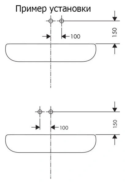 Смеситель для раковины Hansgrohe Talis S настенный 72111000 (детальная фотография), современные, hi-tech