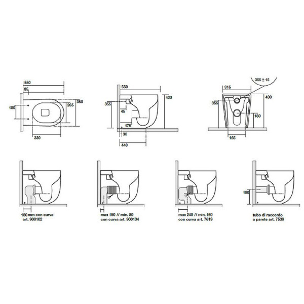 Схема (детальная фотография), приставные, встраиваемые