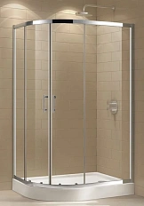 Душевой уголок Cezares Eco 120x90 см стекло прозрачное