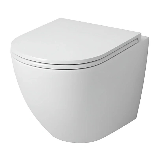 Унитаз подвесной Grossman белый матовый GR-4455MSQ (детальная фотография)