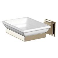 Мыльница для ванной, цвет белый, фурнитура светлое золото, Devon&Devon Time