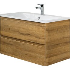 Тумба под раковину подвесная BelBagno Albano 80 см rovere rustico