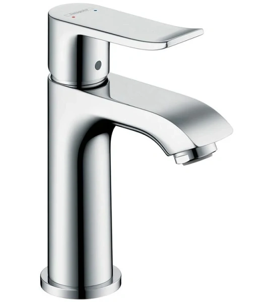 Смеситель для раковины Hansgrohe Metris со сливным гарнитуром 31088000 (детальная фотография)