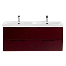 Тумба под раковину подвесная BelBagno Marino 120 см bordo lucido