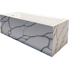 Ванна акриловая Abber Blitz 180x80 см белая